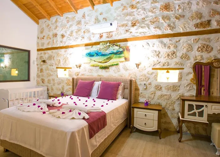 빌라 Islamlar Village 2 Bedroom - Private Pool And Garden 칼칸